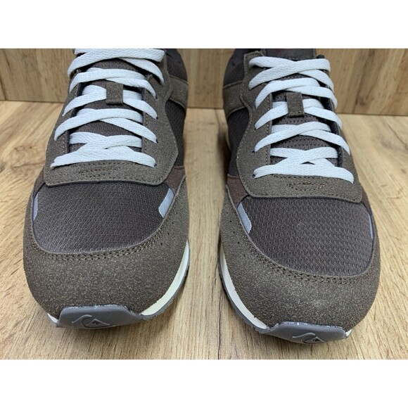 Quiksilver Beaumont Mens 10.5 EE Wide Brown Casual Sneakers Mesh Suede main image 6
